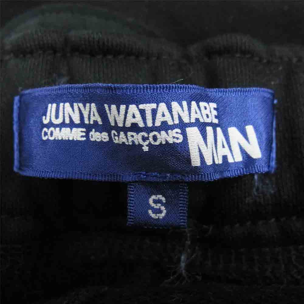 JUNYA WATANABE COMME des GARCONS MAN ジュンヤワタナベコムデギャルソンマン AD2020 WF-P033 綿裏毛 サルエル スウェット パンツ ブラック系 S【中古】