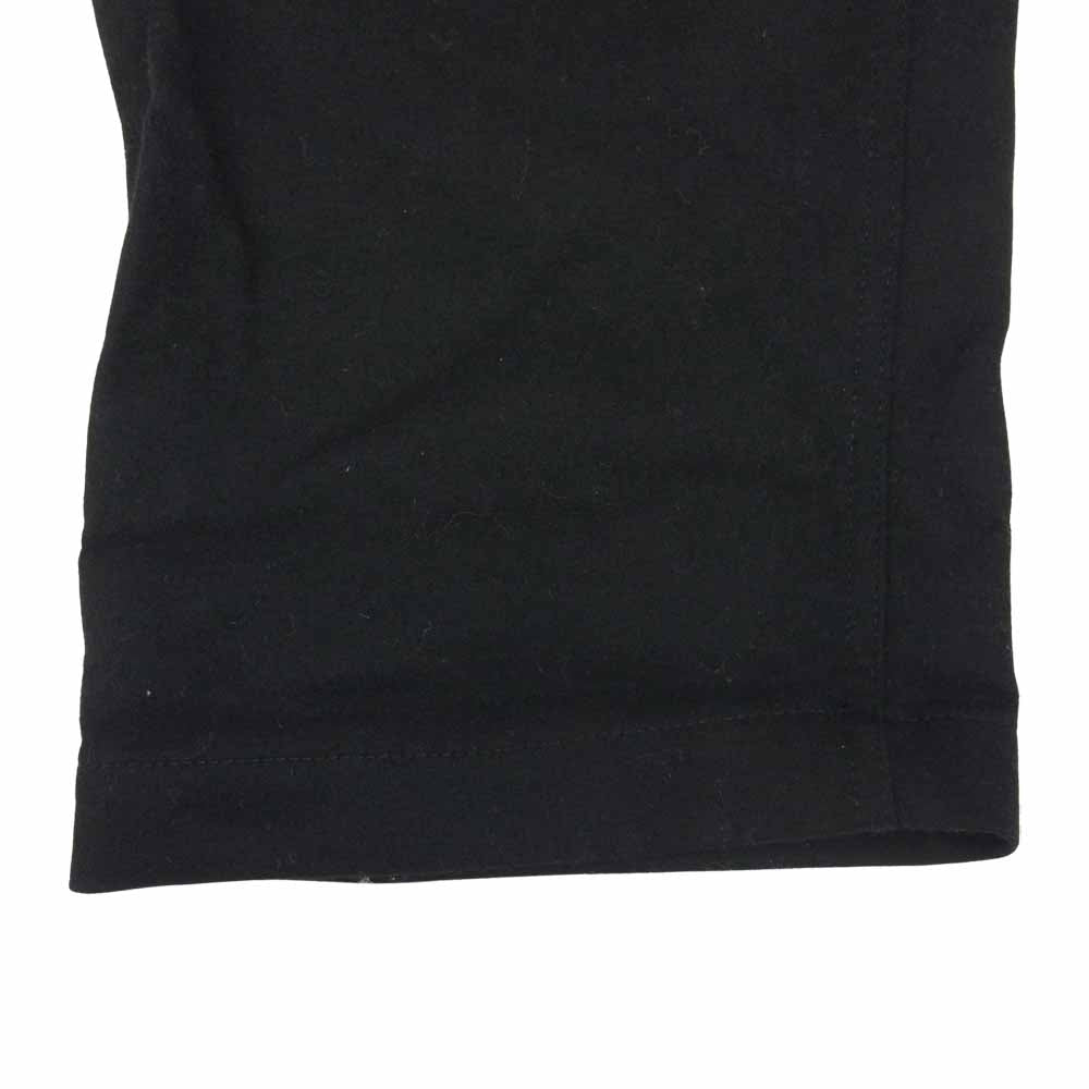 COMME des GARCONS コムデギャルソン HOMME PLUS オムプリュス AD2016 PR-P078 ウールフラノ ワイド テーパード パンツ ブラック系 M【中古】