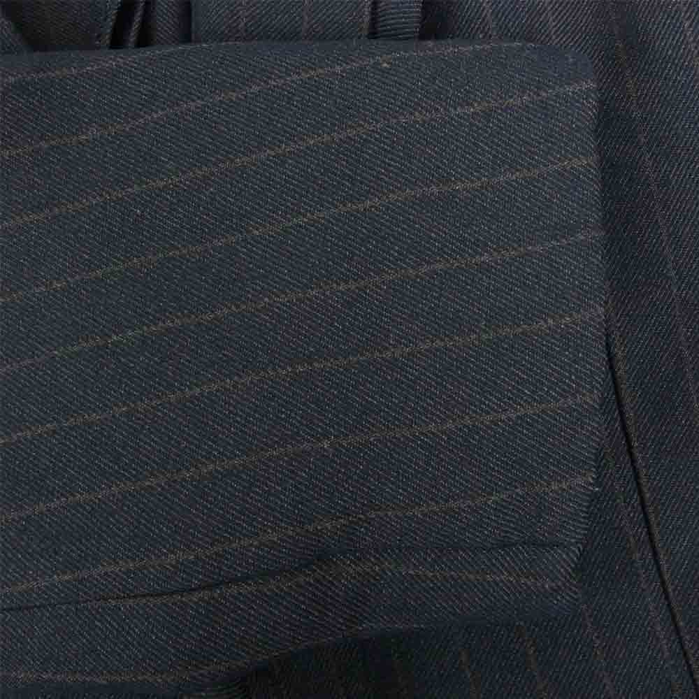 COMME des GARCONS コムデギャルソン HOMME DEUX オムドゥ AD2016 DR-J050 ポリ縮絨 ストライプ テーラード ジャケット グレー系 S【中古】