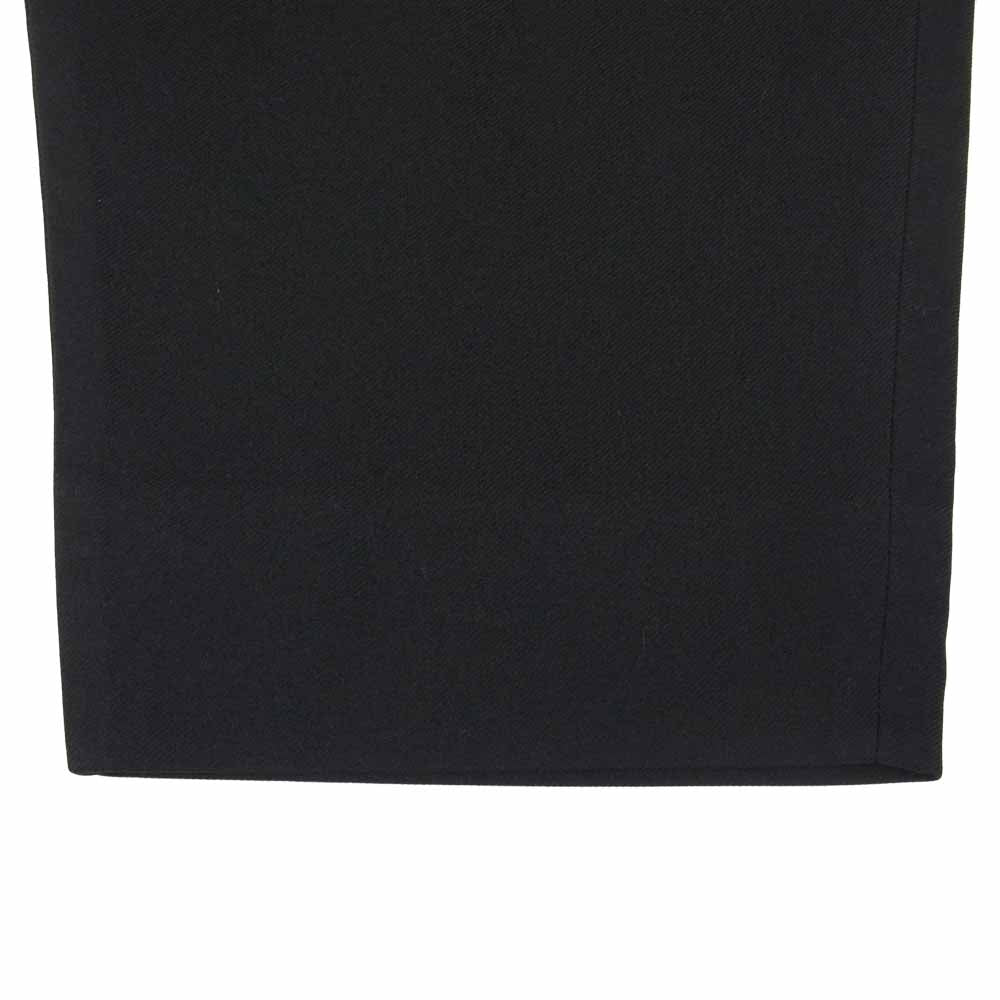 COMME des GARCONS コムデギャルソン HOMME PLUS オムプリュス AD2016 PR-P076 ポリ縮絨 2タック ワイド テーパード パンツ ブラック系 XS【中古】