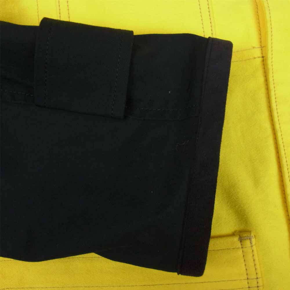 JUNYA WATANABE COMME des GARCONS MAN ジュンヤワタナベコムデギャルソンマン AD2019 WE-C002 綿モールスキン×綿ギャバ ワークコート イエロー系 ブラック系 M【中古】