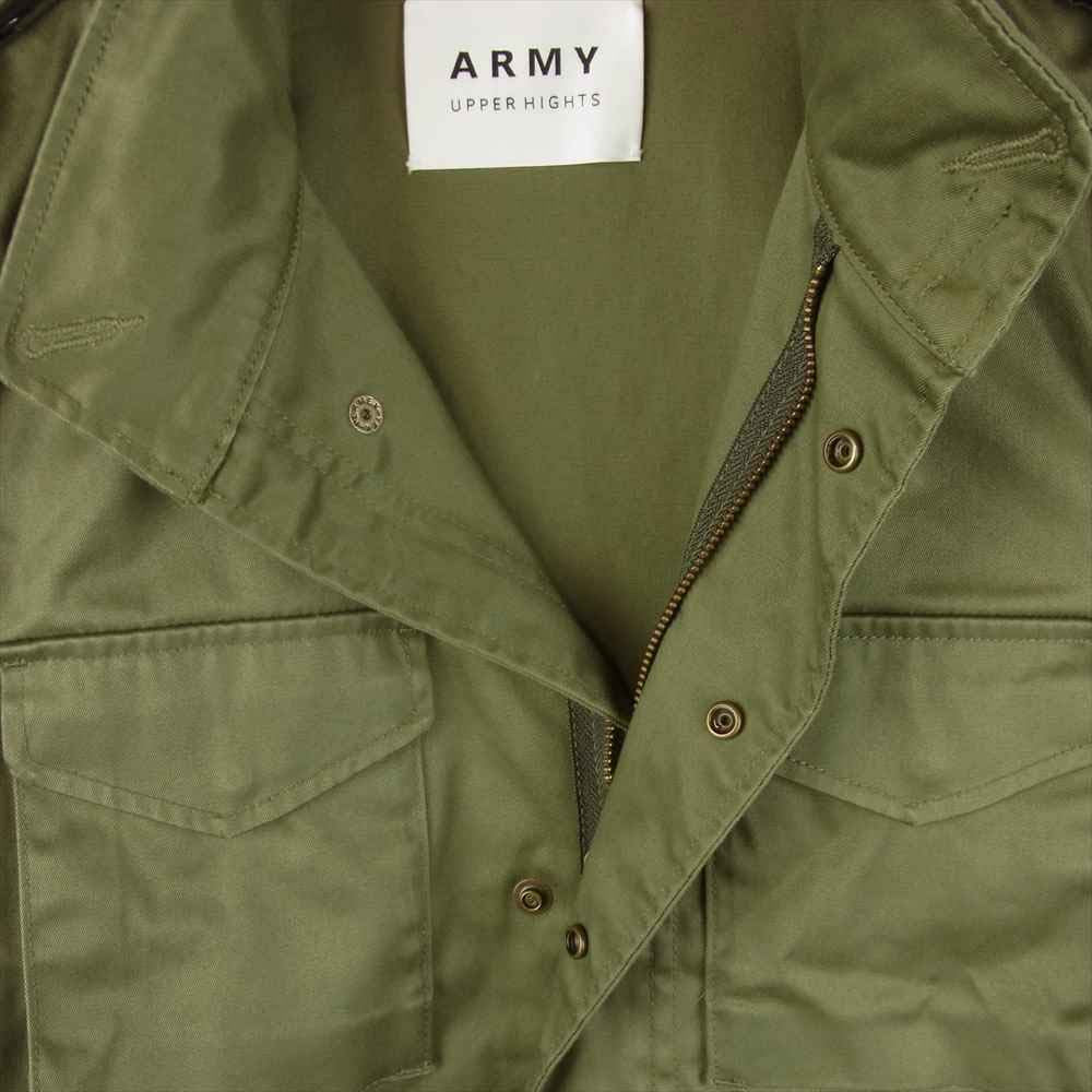 アッパーハイツ 363A065 THE SIXTY FIVE ARMY M-65 アーミー ミリタリー ジャケット カーキ系 1【美品】【中古】