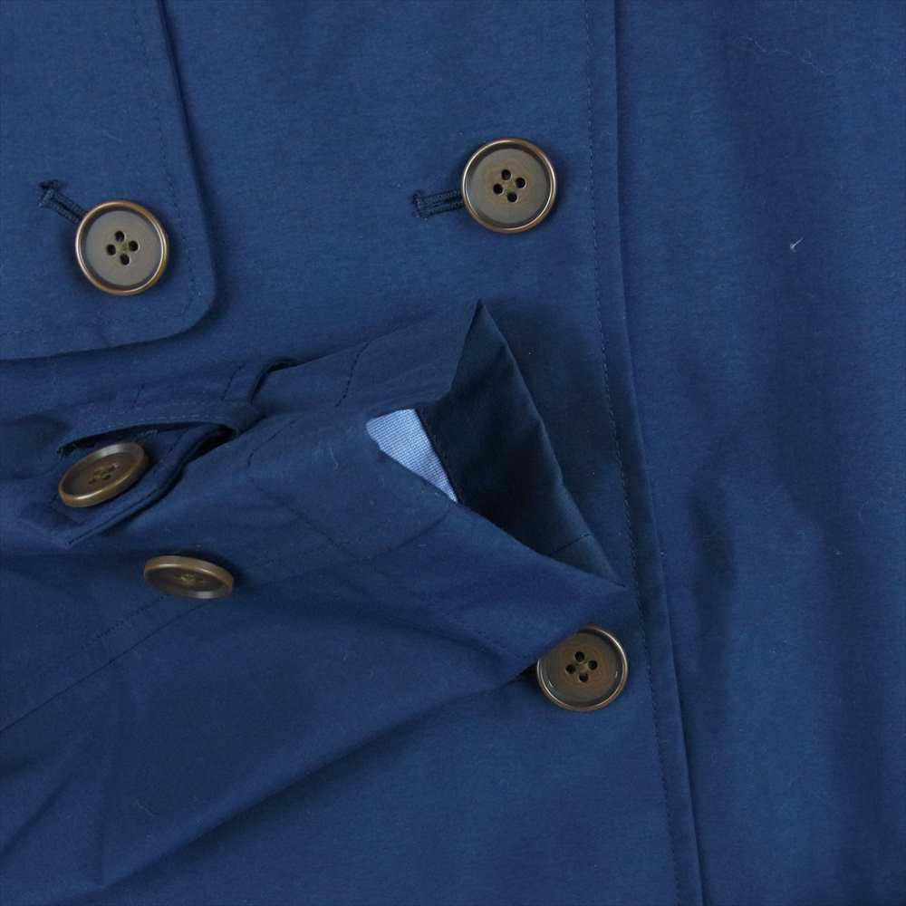 AIGLE エーグル 8604-31405 GORE-TEX ゴアテックス フード付き トレンチコート ネイビー系 S【美品】【中古】