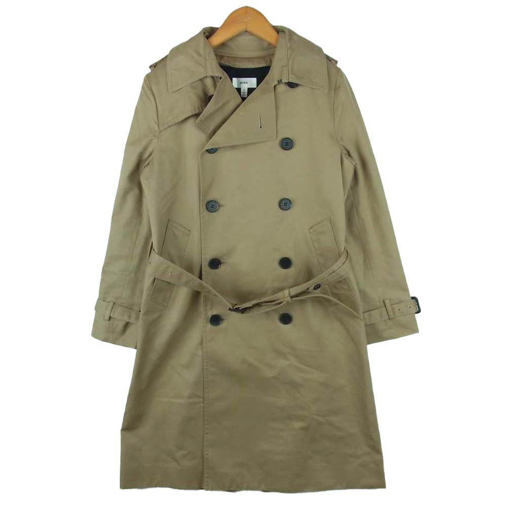 HYKE ハイク 163-17005 TRENCH COAT ウールライナー付き トレンチ コート ベージュ系 1【中古】