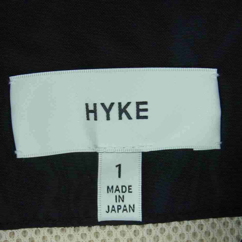 HYKE ハイク FAUX SHEARLING COAT シャーリング コート ボアフリース ノーカラー ファー クリーム系 1【美品】【中古】
