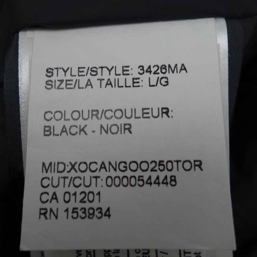CANADA GOOSE カナダグース 3426MA 国内正規品 サザビーリーグ CHATEAU PARKA シャトー パーカー L ブラック系 L【新古品】【未使用】【中古】