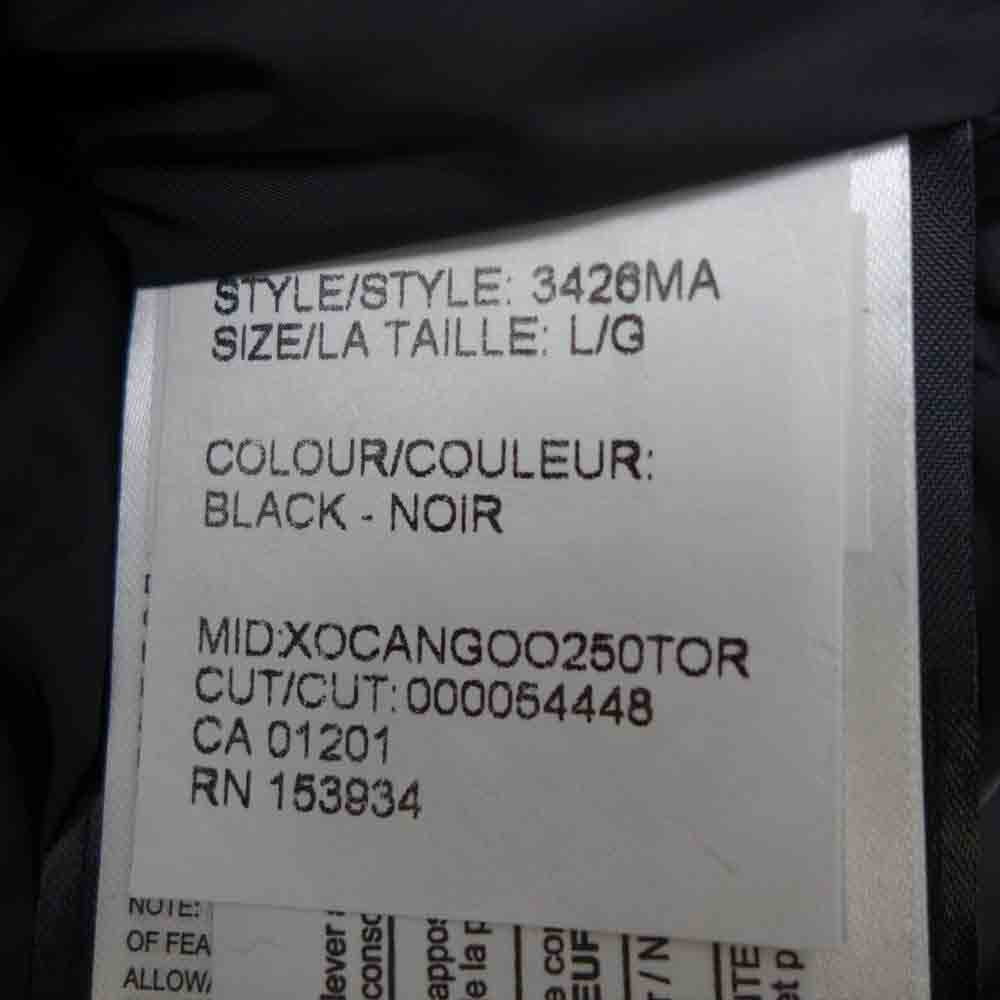 CANADA GOOSE カナダグース 3426MA 国内正規品 サザビーリーグ CHATEAU PARKA シャトー パーカー L ブラック系 L【新古品】【未使用】【中古】