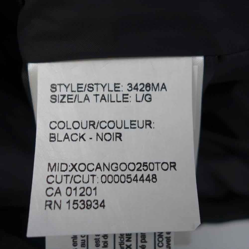 CANADA GOOSE カナダグース 3426MA 国内正規品 サザビーリーグ CHATEAU PARKA シャトー パーカー L ブラック系 L【新古品】【未使用】【中古】