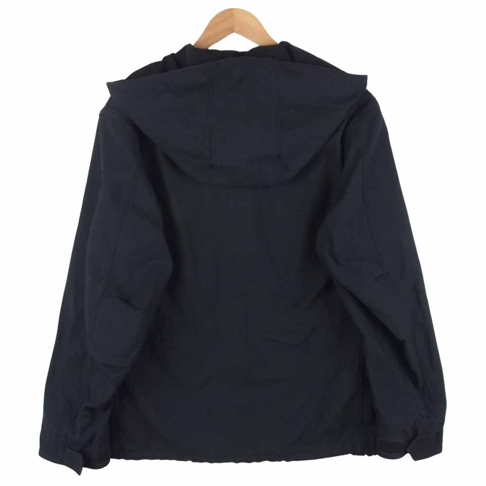 DESCENDANT ディセンダント 17AW BALBOA SATIN JACKET バルボア サテン ミリタリー フード ジャケット ブラック系 1【中古】
