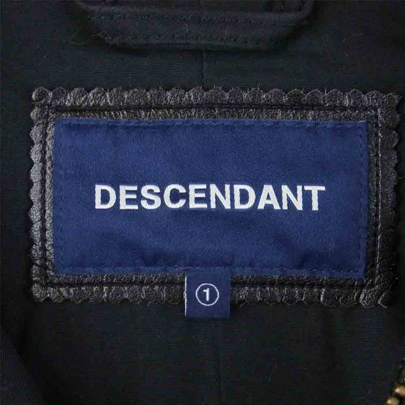 DESCENDANT ディセンダント 17AW BALBOA SATIN JACKET バルボア サテン