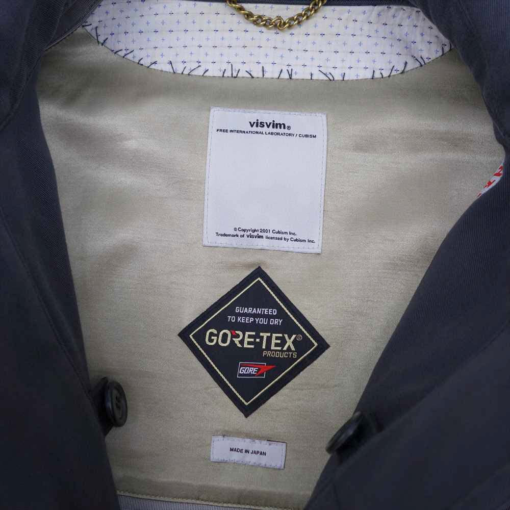 VISVIM ビズビム 17AW 117205013001 FRANK SOUTIEN COAT 3L GORE-TEX フランク ステンカラーコート グレー系 1【中古】