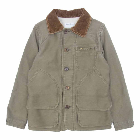 VISVIM ビズビム 13AW 113205013022 MINIE HUNTING JKT DMGD MOLESKIN ハンティング ジャケット ブラウン系 1【中古】