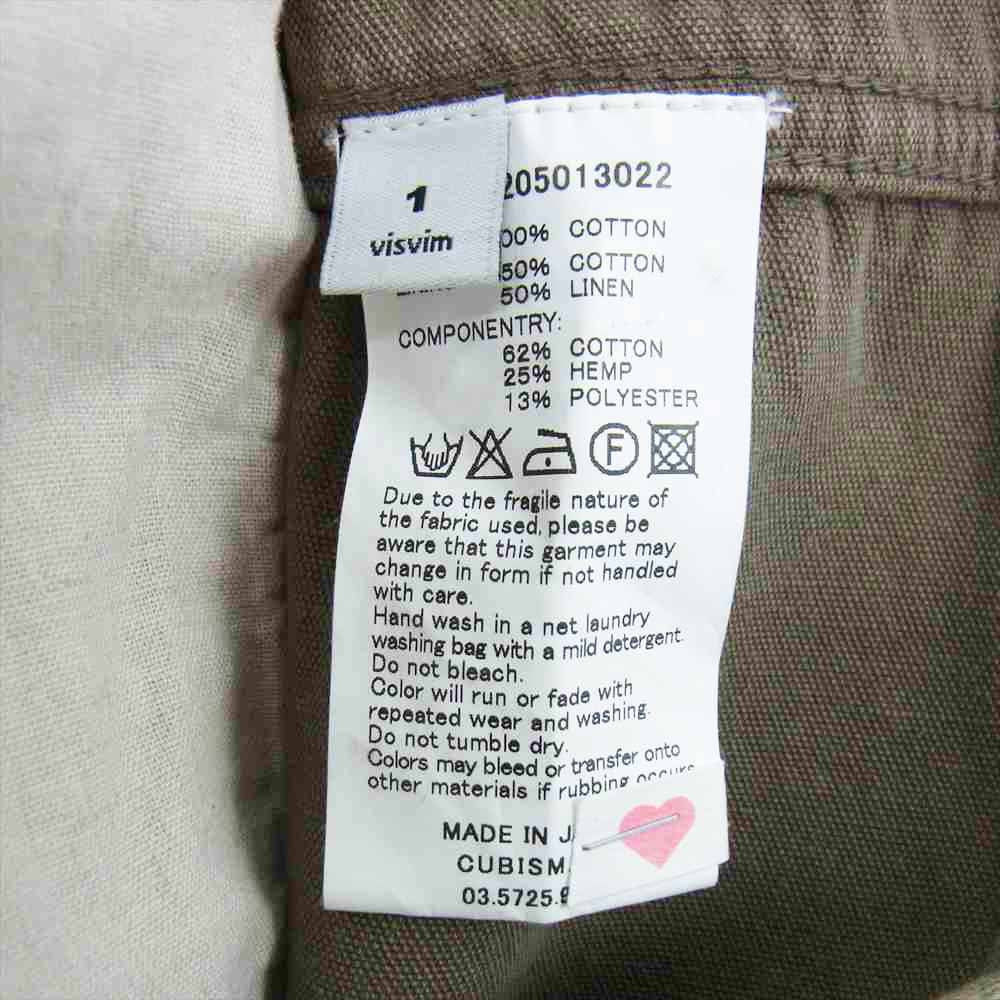 VISVIM ビズビム 13AW 113205013022 MINIE HUNTING JKT DMGD MOLESKIN ハンティング ジャケット ブラウン系 1【中古】