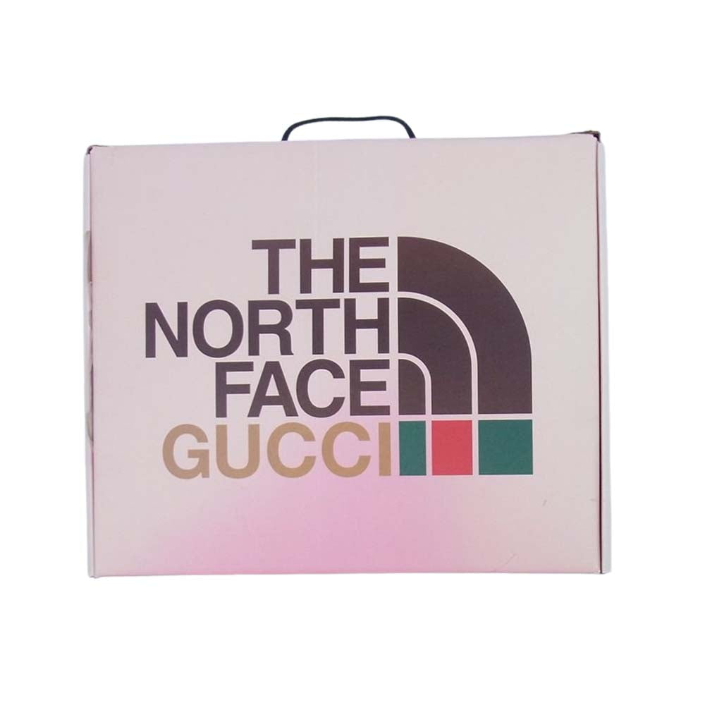 GUCCI グッチ 655398 × ノースフェイス THE NORTH FACE マウンテン ブーツ ブラック系 38 1/2(おおよそ25.5cm)【極上美品】【中古】