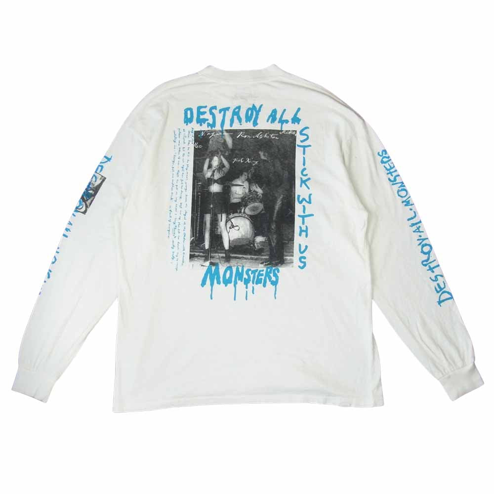 HYSTERIC GLAMOUR ヒステリックグラマー 06201CL01 DESTROY ALL MONSTERS/DIARY 1 Tシャツ XL【中古】