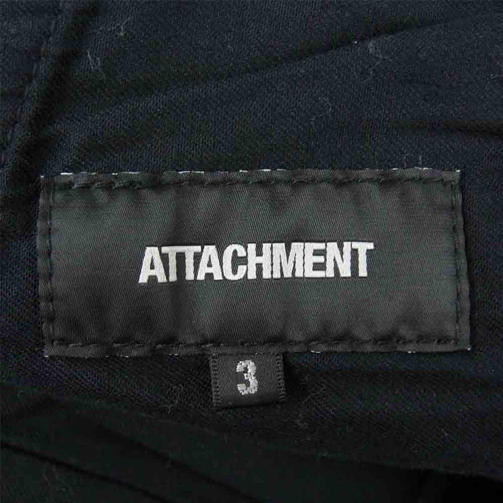 ATTACHMENT アタッチメント 20SS AP01-204 High power stretch twill Biker easy pants イージー パンツ ブラック系 3【中古】