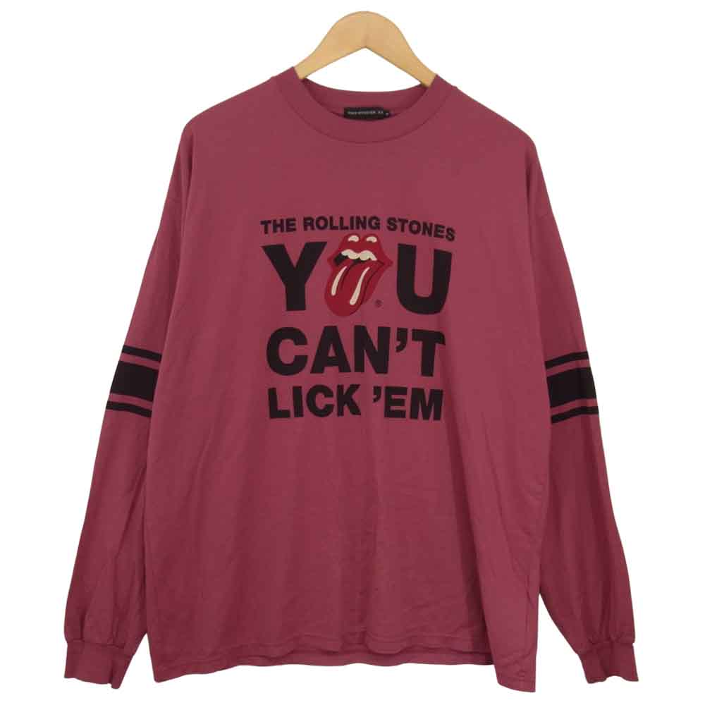 HYSTERIC GLAMOUR ヒステリックグラマー 06193CL02 THE ROLLING STONES VOO DOO LOUNGE TOUR リブ付 Tシャツ XL【中古】