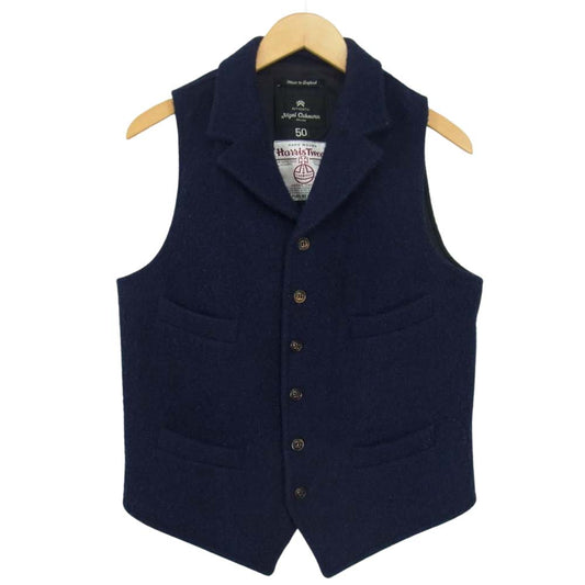 Nigel Cabourn ナイジェルケーボン 8061170004 HARRIS TWEED ハリスツイード クラシック マロリー ベスト 50【中古】
