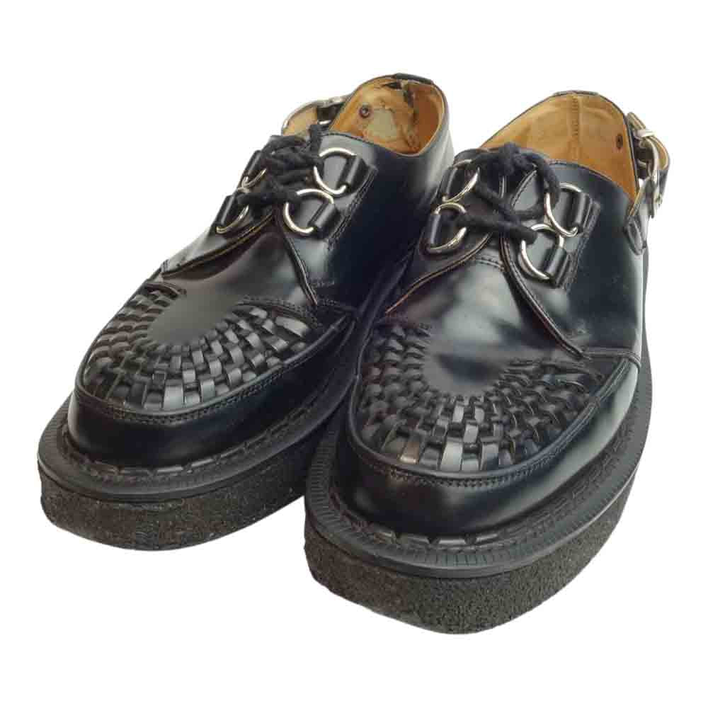 COMME des GARCONS コムデギャルソン HOMME PLUS オムプリュス × george cox PZ-K112-001 ラバン ソール シューズ ブラック系 8【中古】