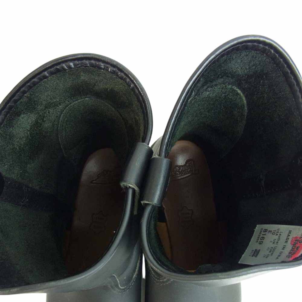RED WING レッドウィング 8169 PECOS BOOTS ペコス ブーツ ブラック系 28【中古】
