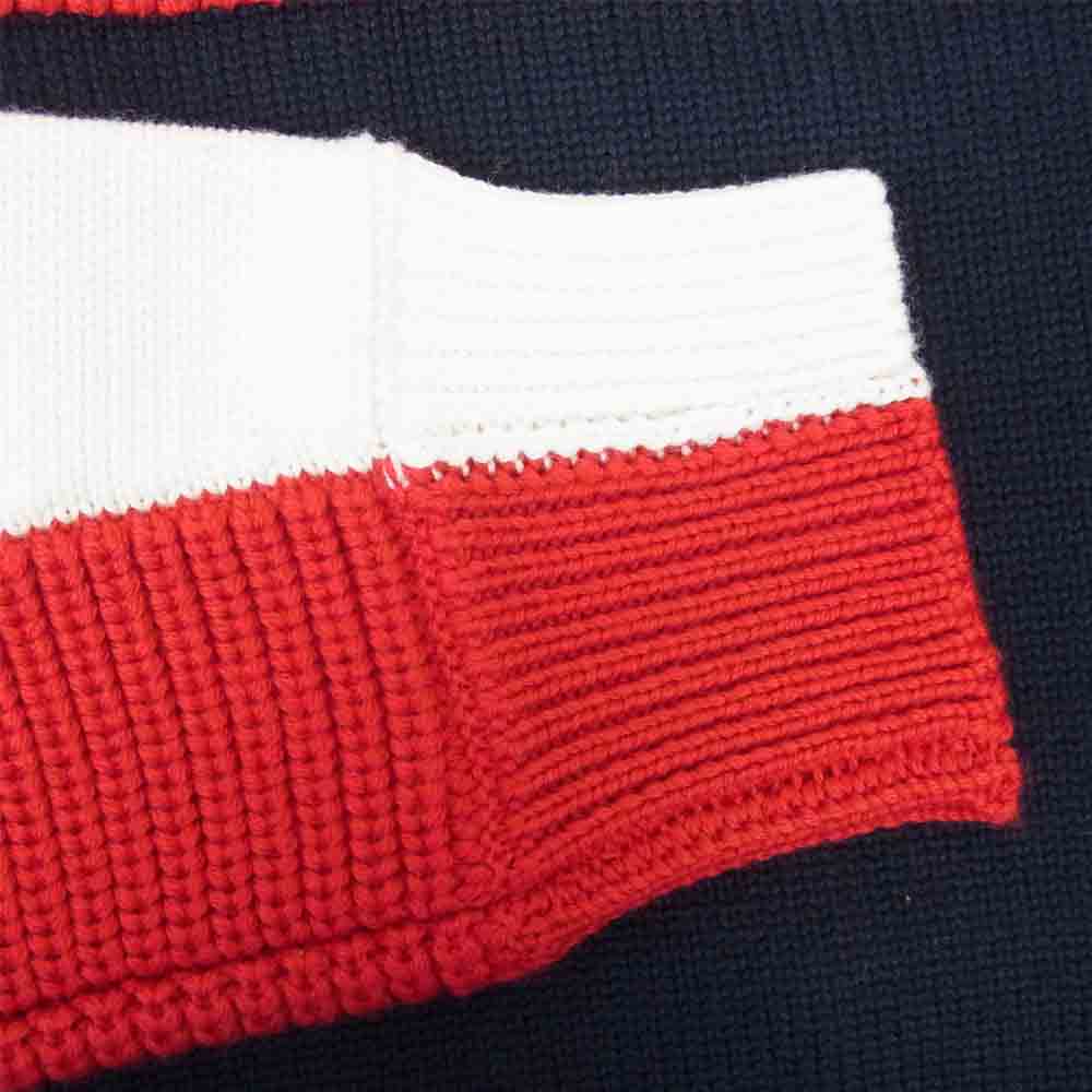 DSQUARED2 ディースクエアード Colorblock D2 Cardigan ジップアップ ドライバーズ ニット L【美品】【中古】