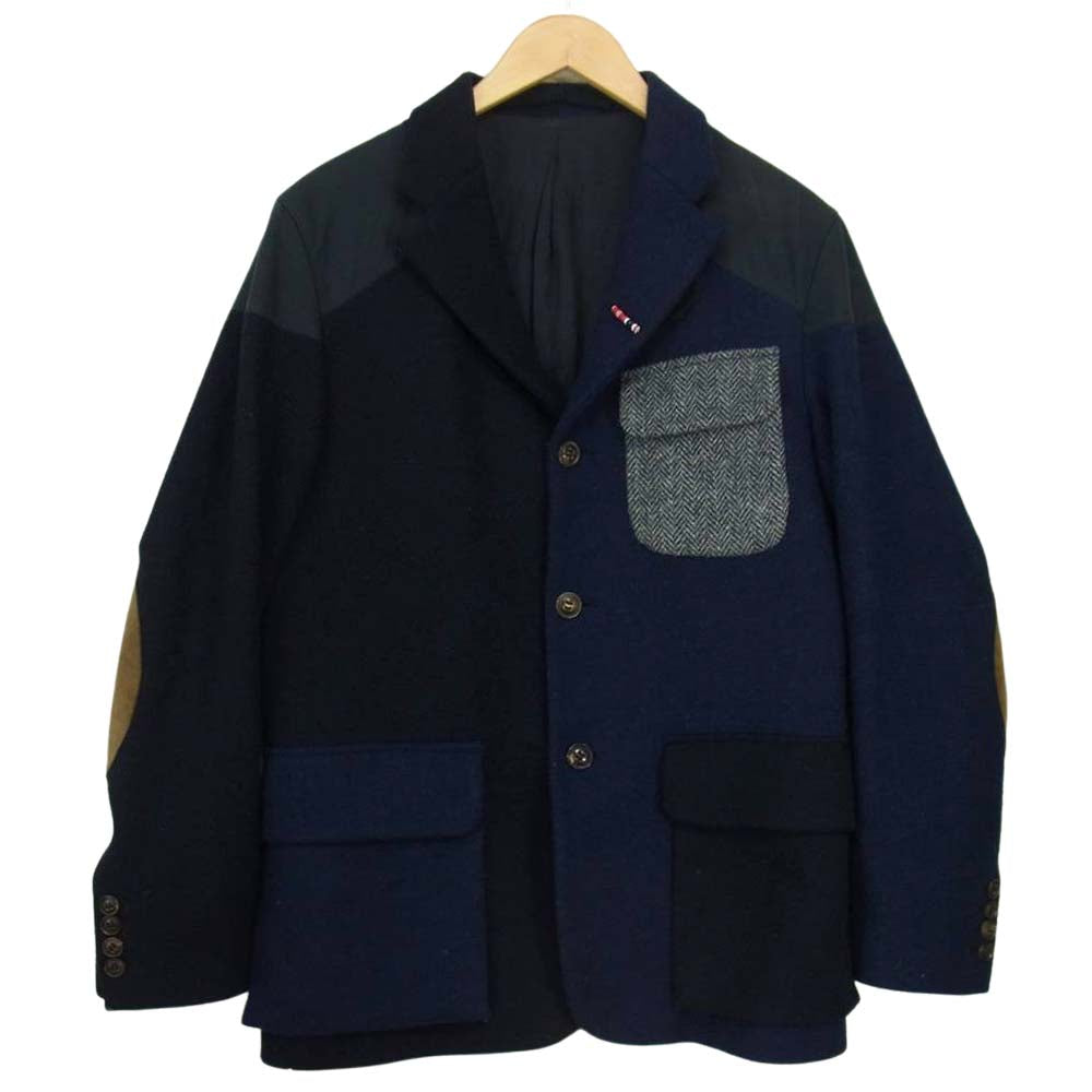 Nigel Cabourn ナイジェルケーボン 8061180021 HARRIS TWEED ハリスツイード クレイジー マロリー ジャケット 48【中古】