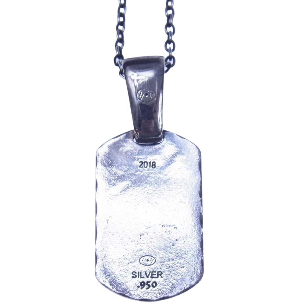 Yohji Yamamoto ヨウジヤマモト GOTHIC HA-A32-920-1-03 SILVER 950 DOG TAG PENDANT ドッグタグ シルバー系【中古】