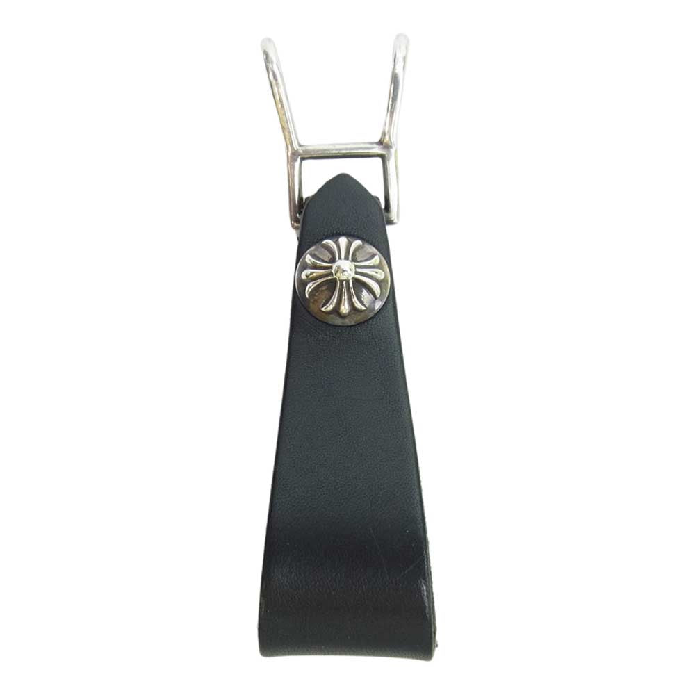 CHROME HEARTS クロムハーツ（原本無） クロスボール ベルトループ ブラック系【中古】