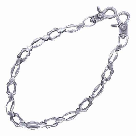 Yohji Yamamoto ヨウジヤマモト GOTHIC HA-A21-920-1-03 SILVER 950 DOUBLE HOOK WALLET CHAIN ウォレットチェーン シルバー系【中古】
