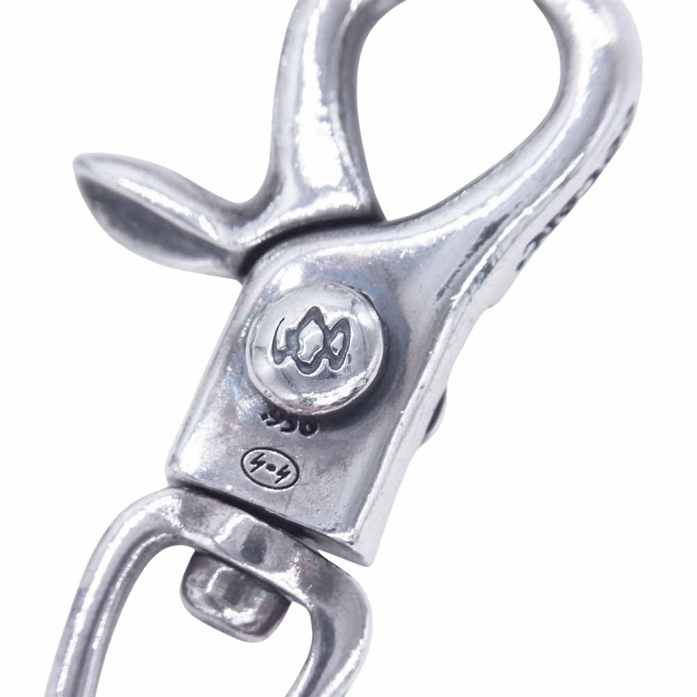 Yohji Yamamoto ヨウジヤマモト GOTHIC HA-A21-920-1-03 SILVER 950 DOUBLE HOOK WALLET CHAIN ウォレットチェーン シルバー系【中古】