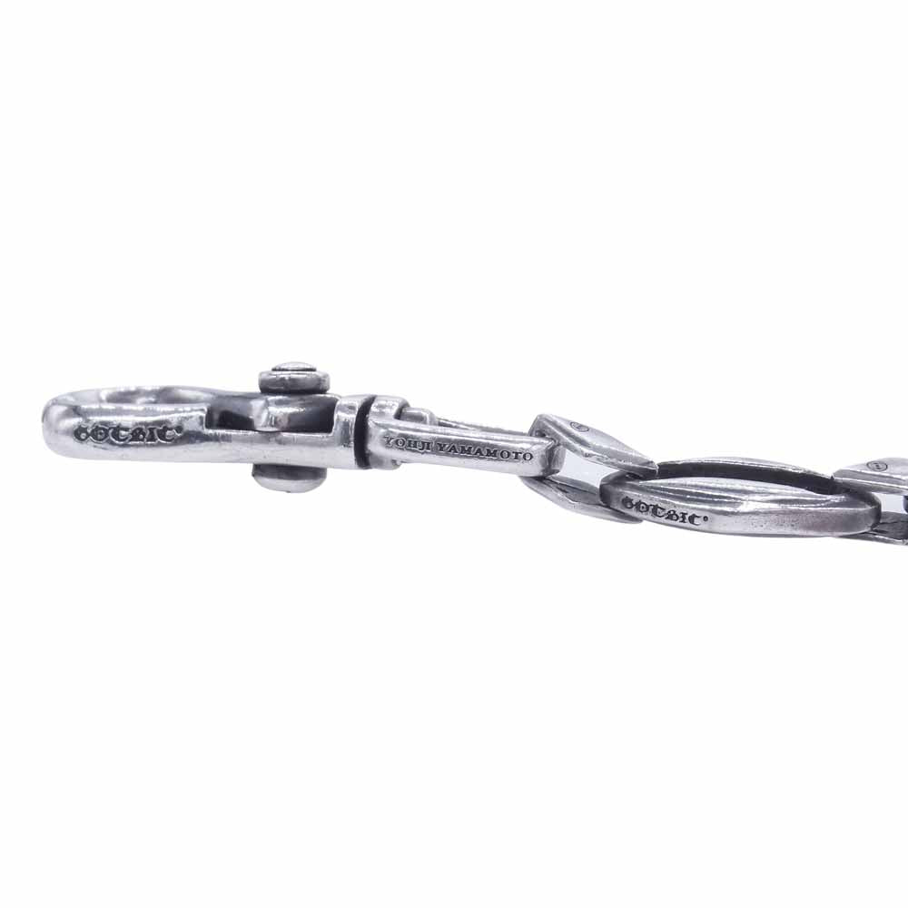 Yohji Yamamoto ヨウジヤマモト GOTHIC HA-A21-920-1-03 SILVER 950 DOUBLE HOOK WALLET CHAIN ウォレットチェーン シルバー系【中古】