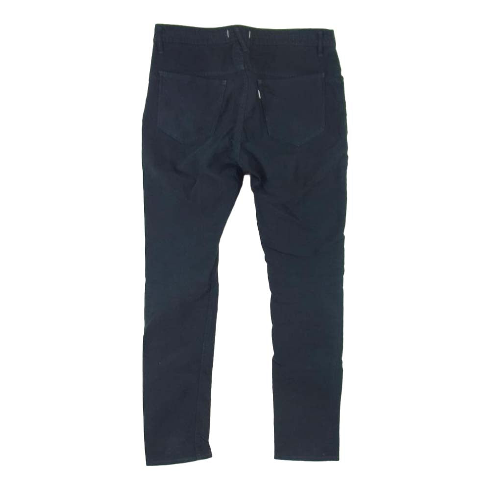 nonnative ノンネイティブ 18SS NN-P3317 DWELLER 5P JEANS DROPPED FIT C/P モールスキン ストレッチ パンツ ネイビー系 1【中古】