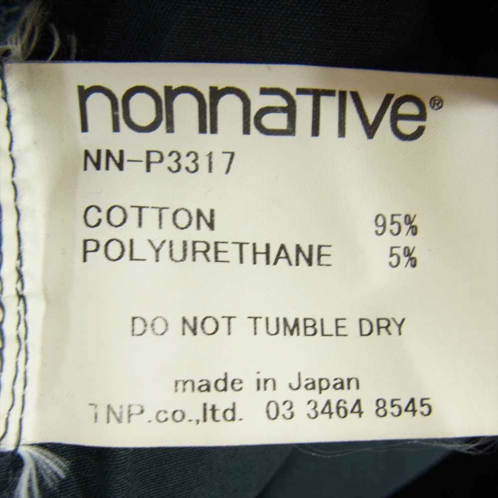 nonnative ノンネイティブ 18SS NN-P3317 DWELLER 5P JEANS DROPPED FIT C/P モールスキン ストレッチ パンツ ネイビー系 1【中古】