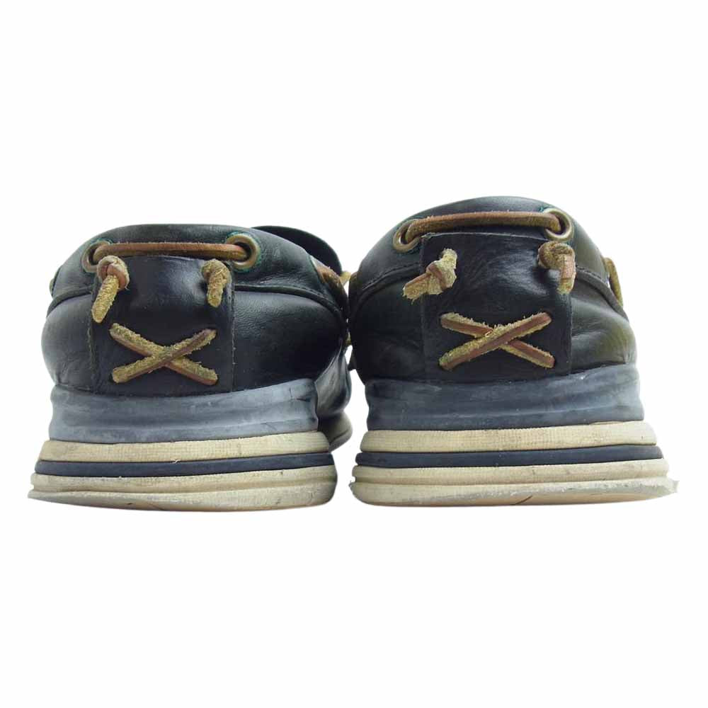 VISVIM ビズビム レザー デッキ シューズ ブラック系【中古】