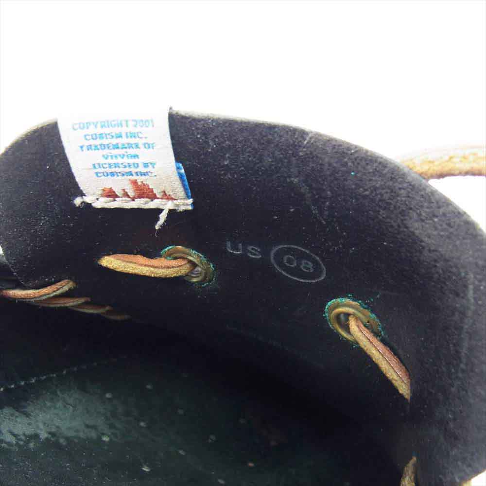 VISVIM ビズビム レザー デッキ シューズ ブラック系【中古】