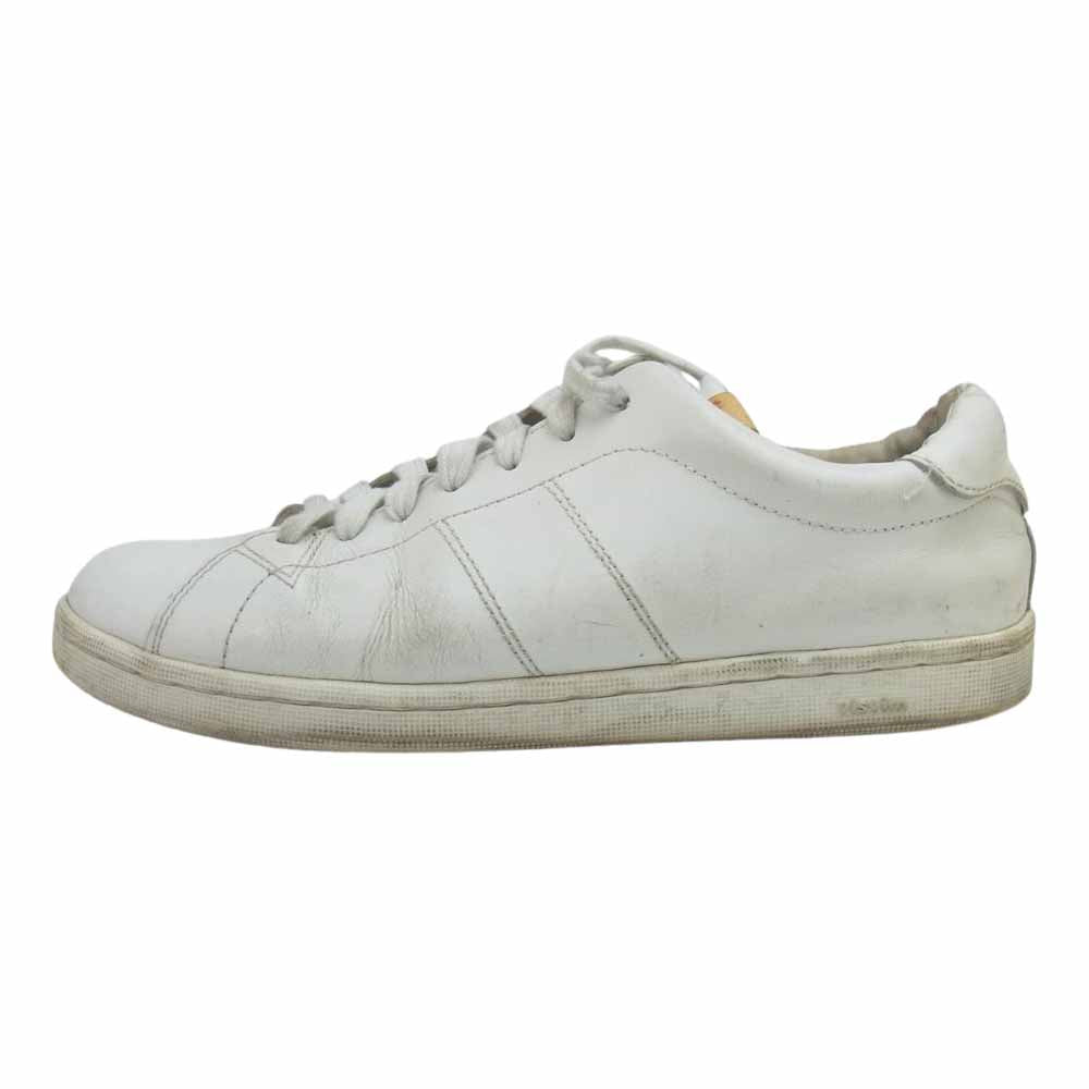 VISVIM ビズビム FOLEY FOLK レザー ローカットスニーカー ホワイト系【中古】
