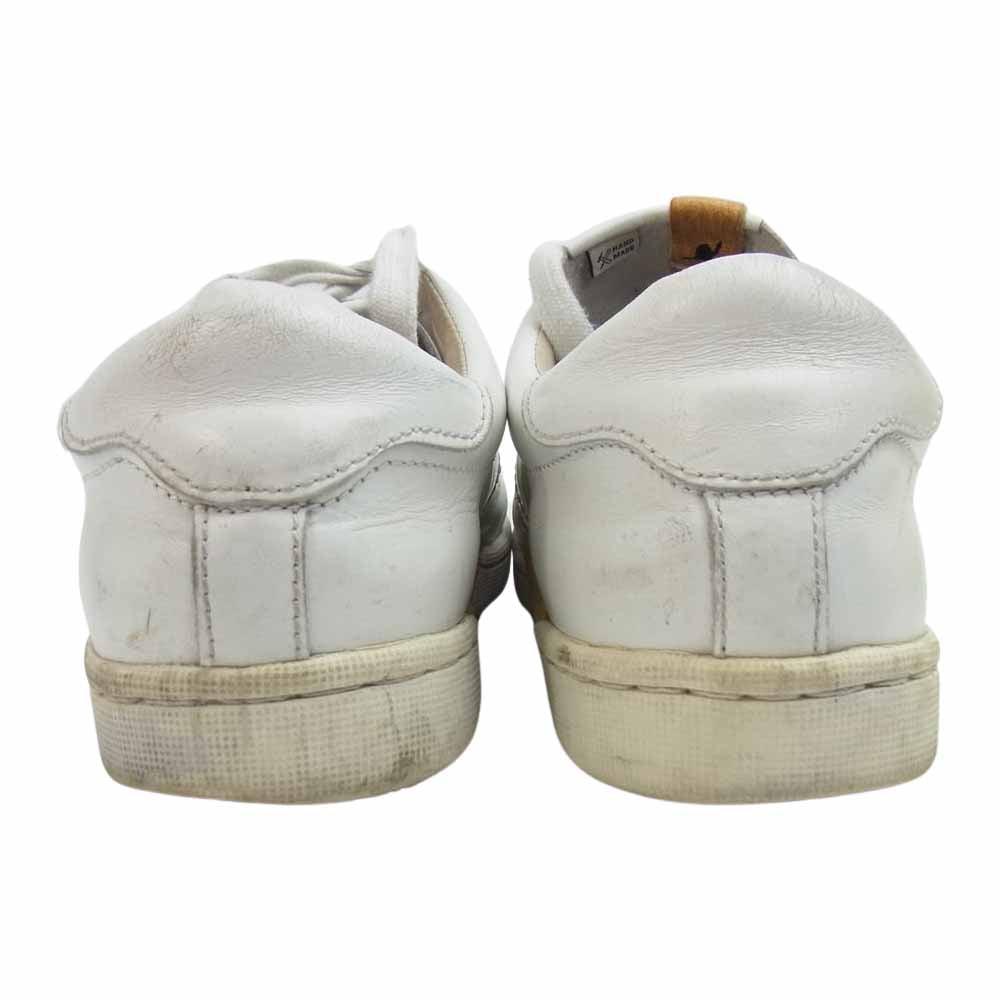 VISVIM ビズビム FOLEY FOLK レザー ローカットスニーカー ホワイト系【中古】