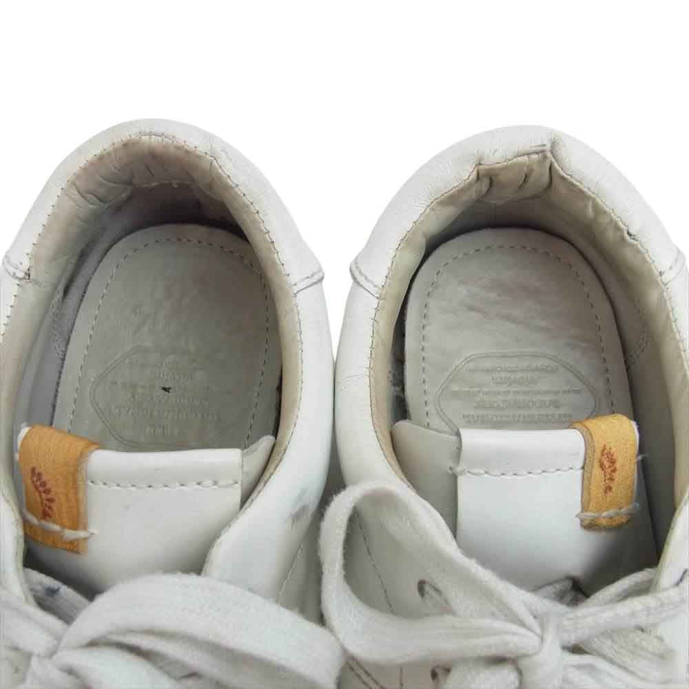 VISVIM ビズビム FOLEY FOLK レザー ローカットスニーカー ホワイト系【中古】