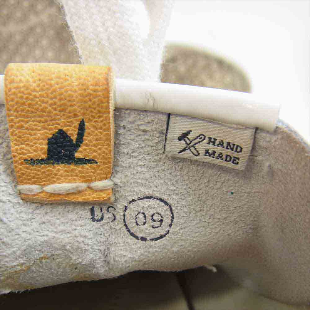 VISVIM ビズビム FOLEY FOLK レザー ローカットスニーカー ホワイト系【中古】