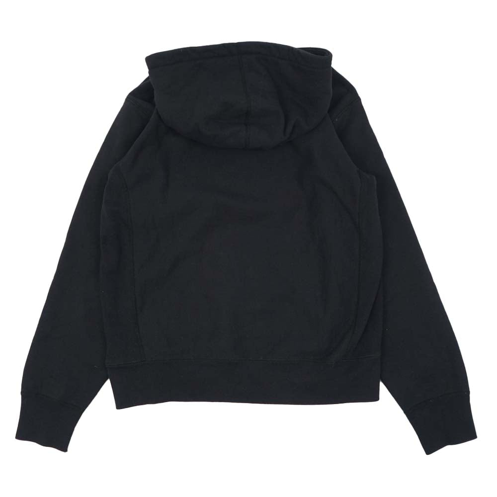 Supreme シュプリーム 18AW CLASSIC SCRIPT HOODED SWEATSHIRT クラシック スクリプト ロゴ刺繍 プルオーバー パーカー ブラック系 S【中古】