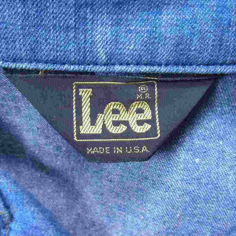 Lee リー 70s デニムジャケット デニム USA製 インディゴブルー系【中古】