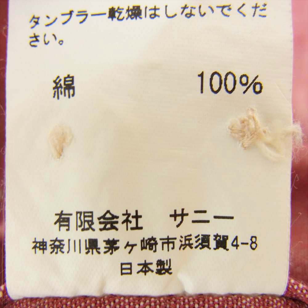 SUNNY SPORTS サニースポーツ 隠れボタンダウン シャンブレー シャツ レッド系 40【中古】