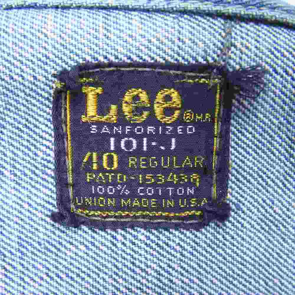 Lee リー 60s 70s 中間期 黒タグ 101-J デニムジャケット USA製