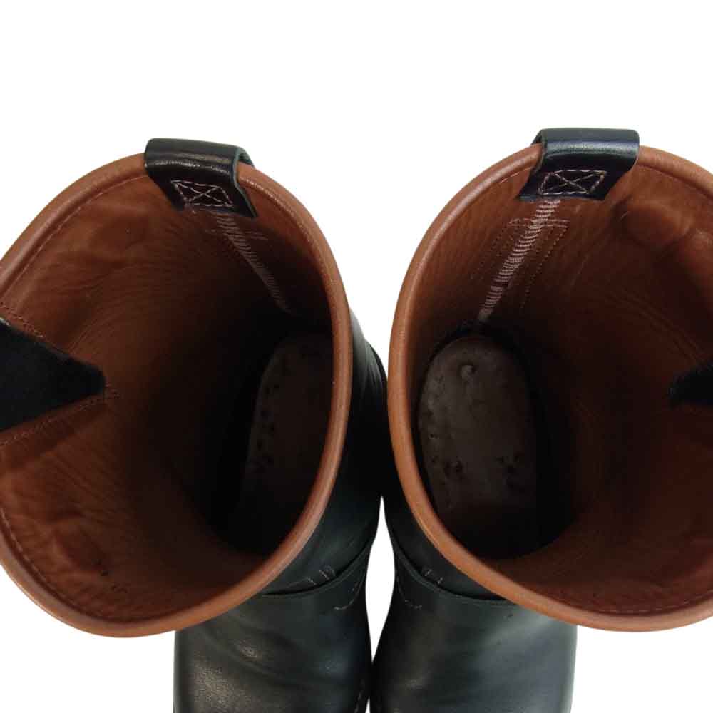 WESCO ウエスコ CUSTOM BOSS カスタム ボス ダブルミッド ソール レザー ライニング エンジニア ブラック系 7D【中古】