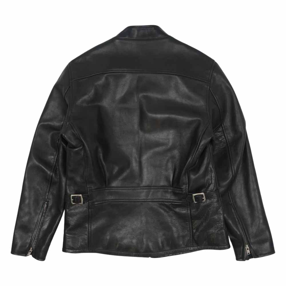 ワイツーレザー ホースハイド レザー シングル ライダース 40【中古】