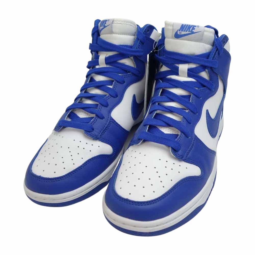 NIKE ナイキ DD1399-102 DUNK HIGH RETRO GAME ROYAL ダンクハイ レトロ ゲームロイヤル ブルー系 ホワイト系 28cm【美品】【中古】