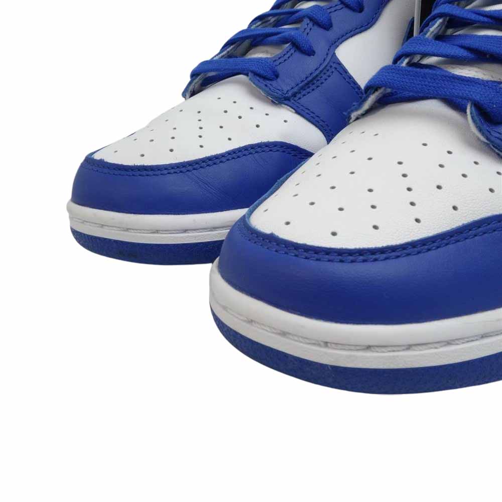 NIKE ナイキ DD1399-102 DUNK HIGH RETRO GAME ROYAL ダンクハイ レトロ ゲームロイヤル ブルー系 ホワイト系 28cm【美品】【中古】