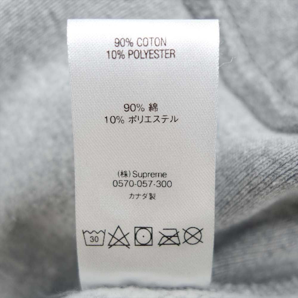 Supreme シュプリーム 20AW Cross Box Logo Hooded Sweatshirt クロスボックスロゴ フーデッド スウェットシャツ プルオーバーパーカー グレー系 L【中古】