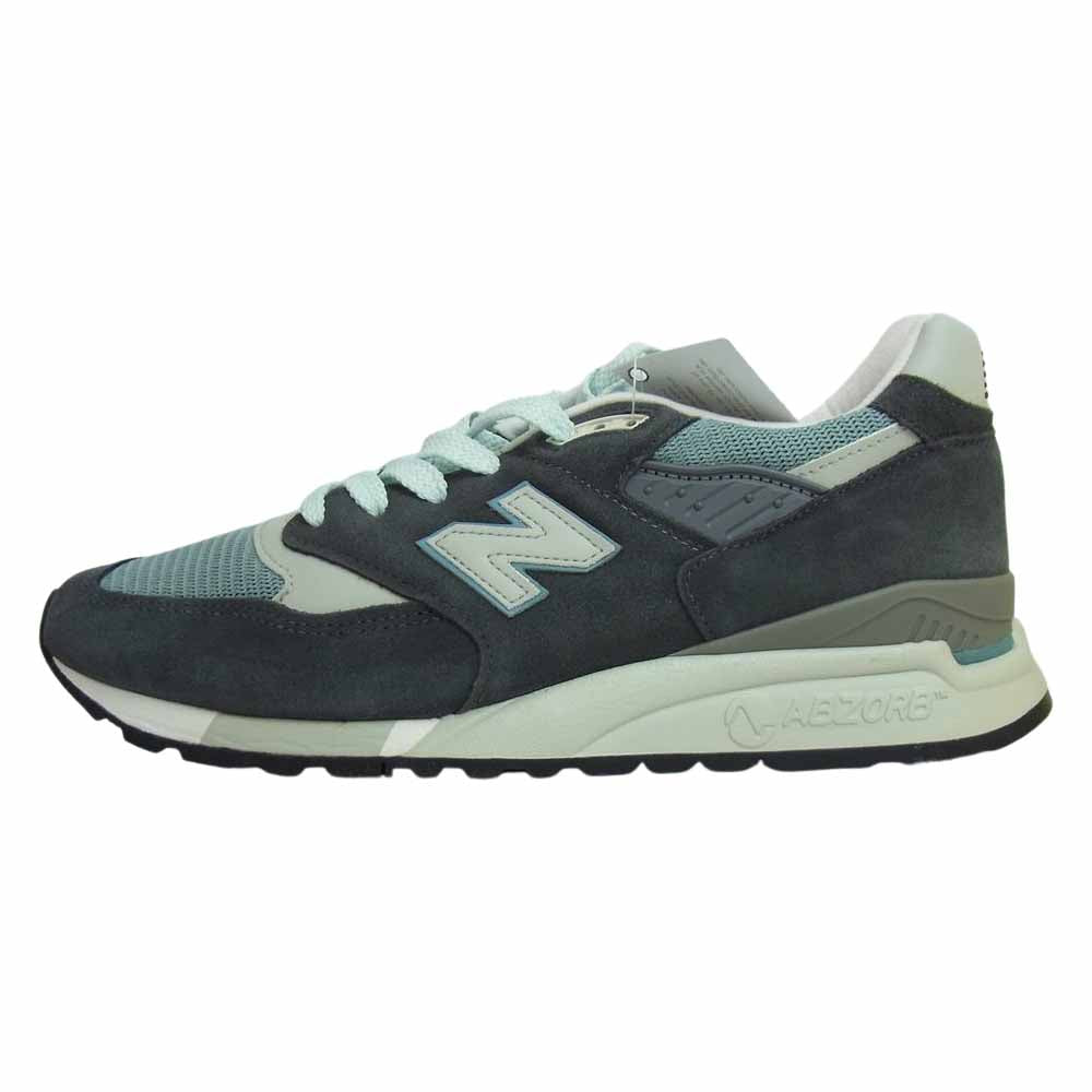 キス × NEW BALANCE ニューバランス M998KT STEEL BLUE グレー系 27.5cm【新古品】【未使用】【中古】