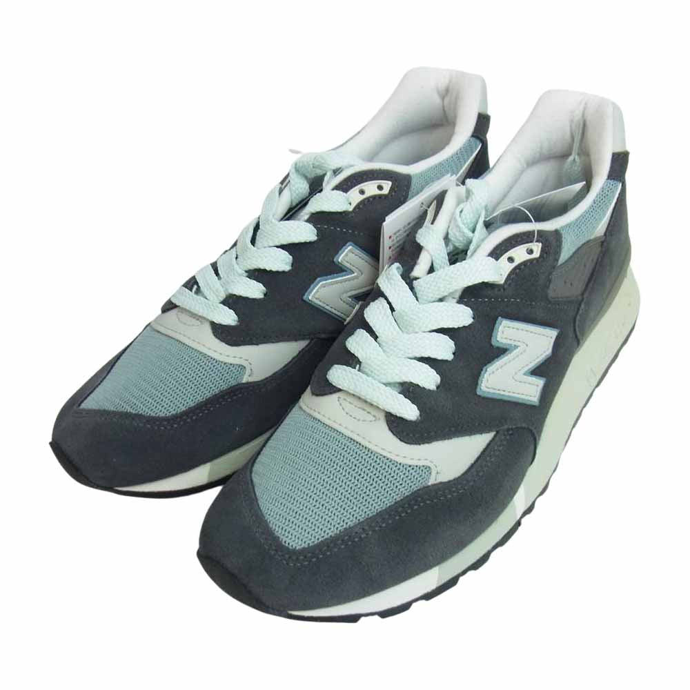 キス × NEW BALANCE ニューバランス M998KT STEEL BLUE グレー系 27.5cm【新古品】【未使用】【中古】